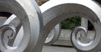 Ballard Locks twirly art