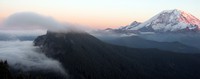 Mount Rainier and its shadow