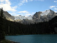 Mt Matier from Middle Joffre Lake