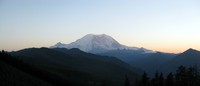 Mt Rainier from northern FS road