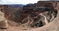 Shafer Trail road from the neck