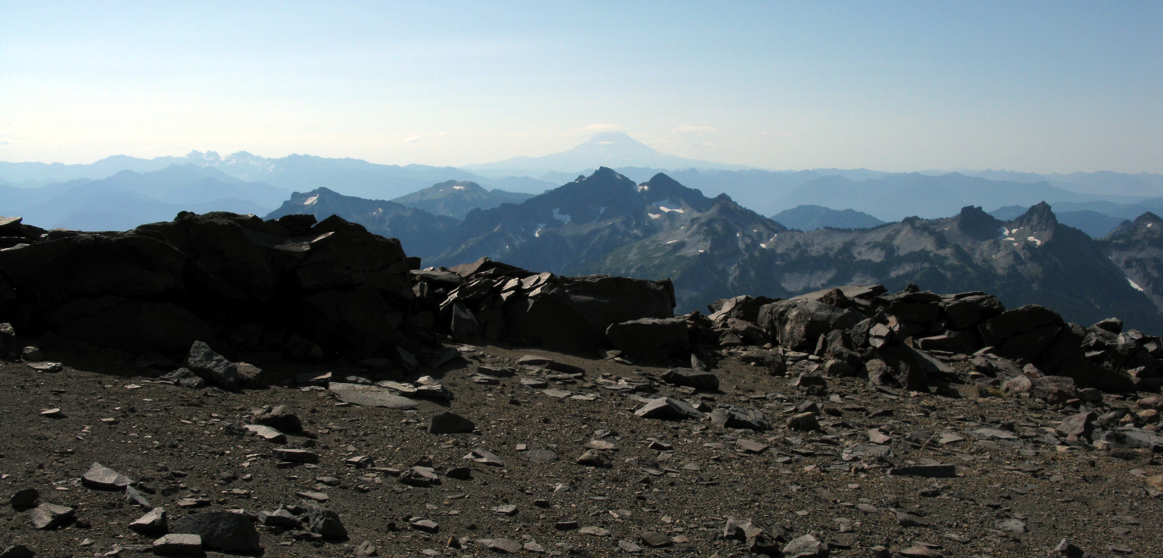 Mt St Helens from Camp Muir trail
