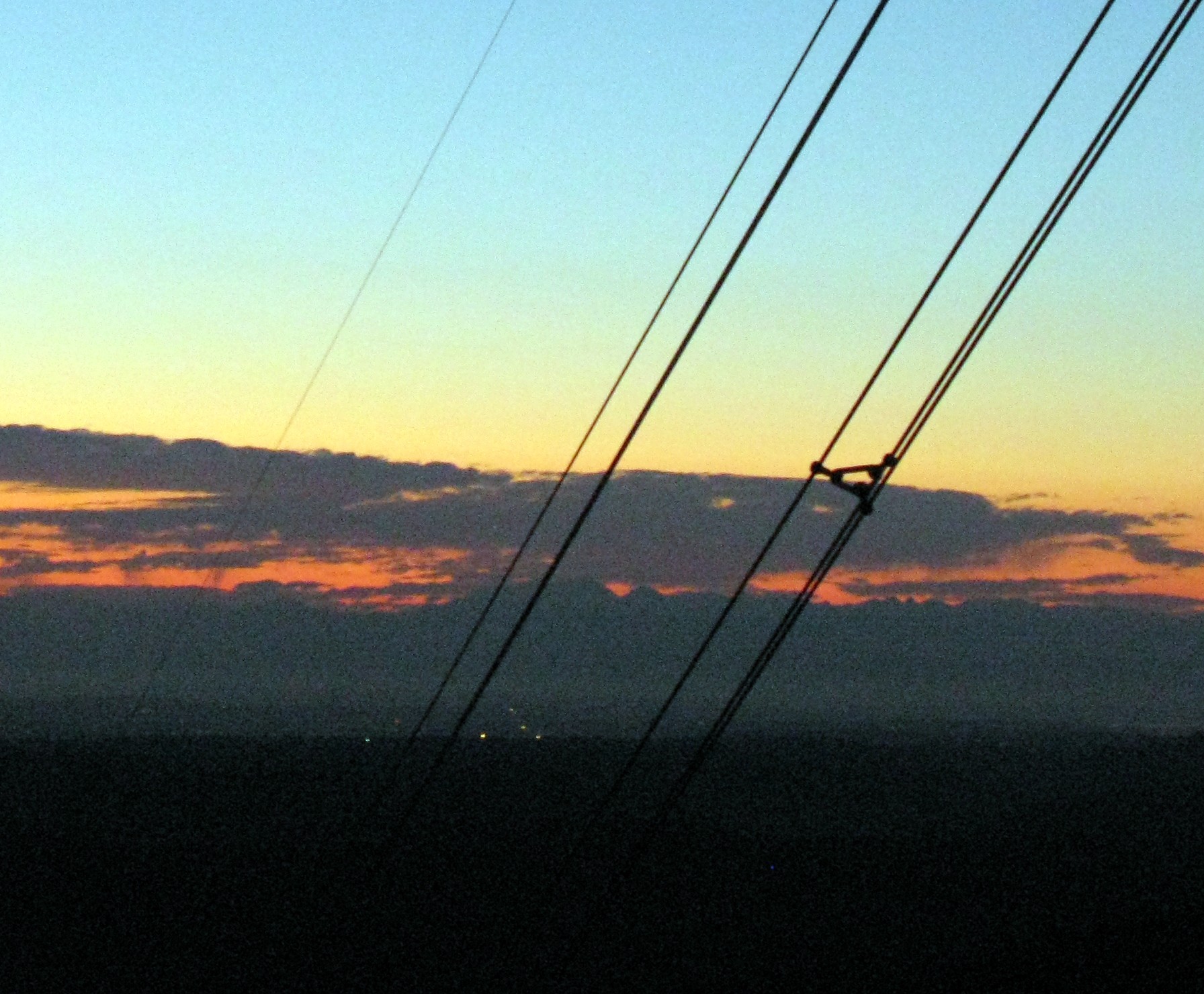 South Tiger Mountain power lines