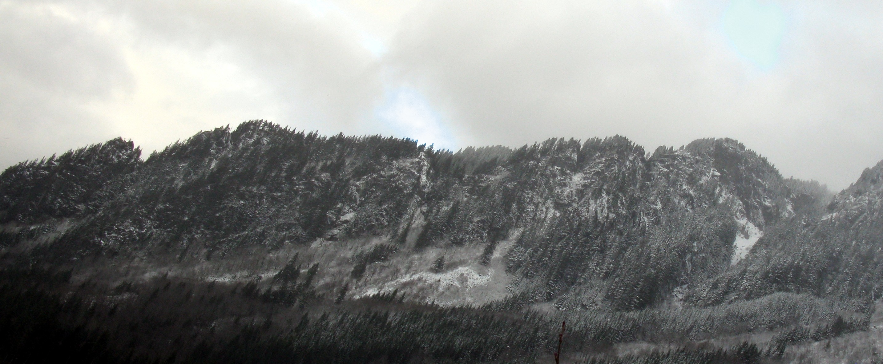 grey skykomish hills