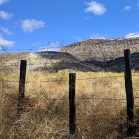 fence along John Day Highway