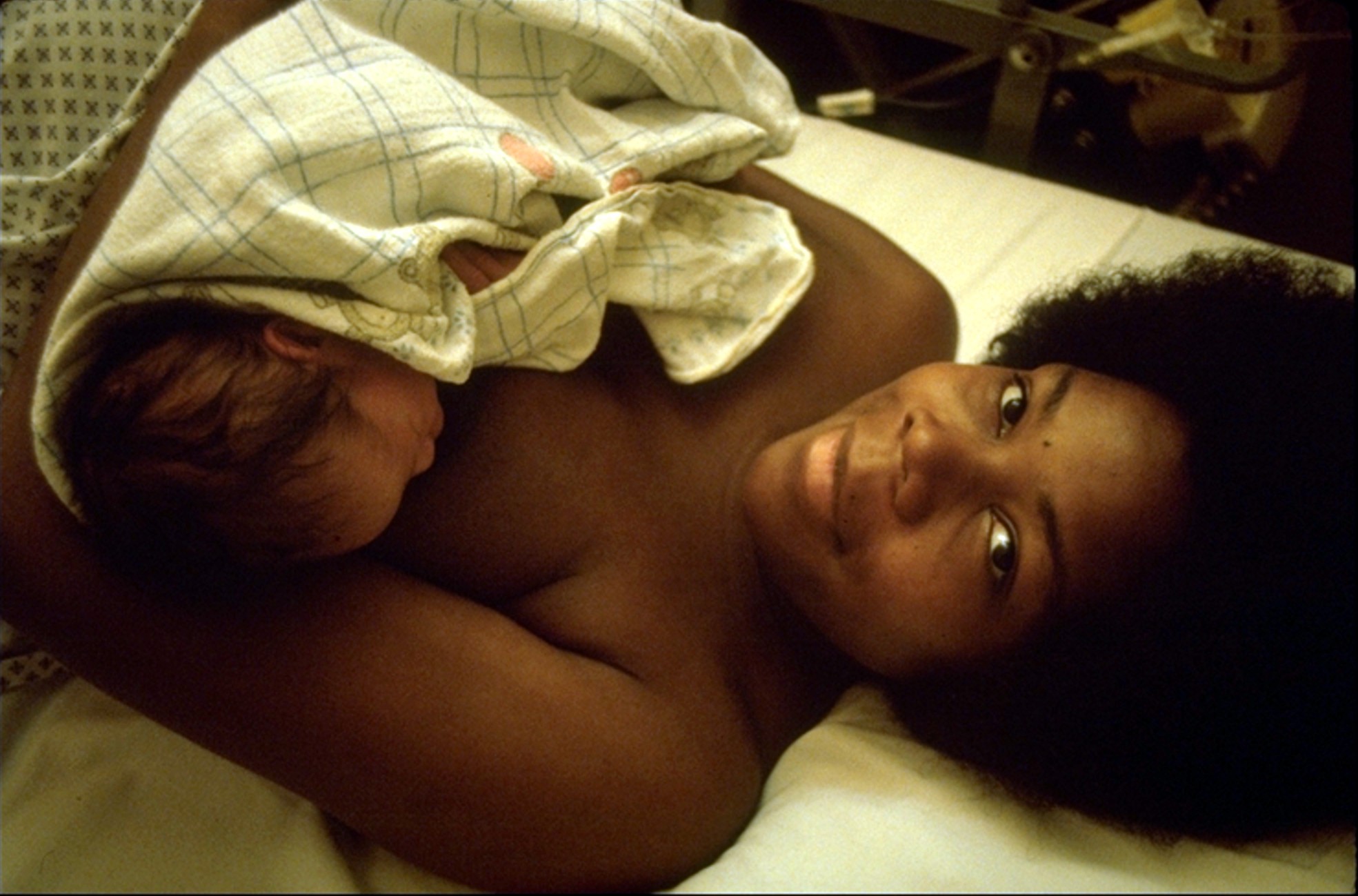 Imani with newly born Scott