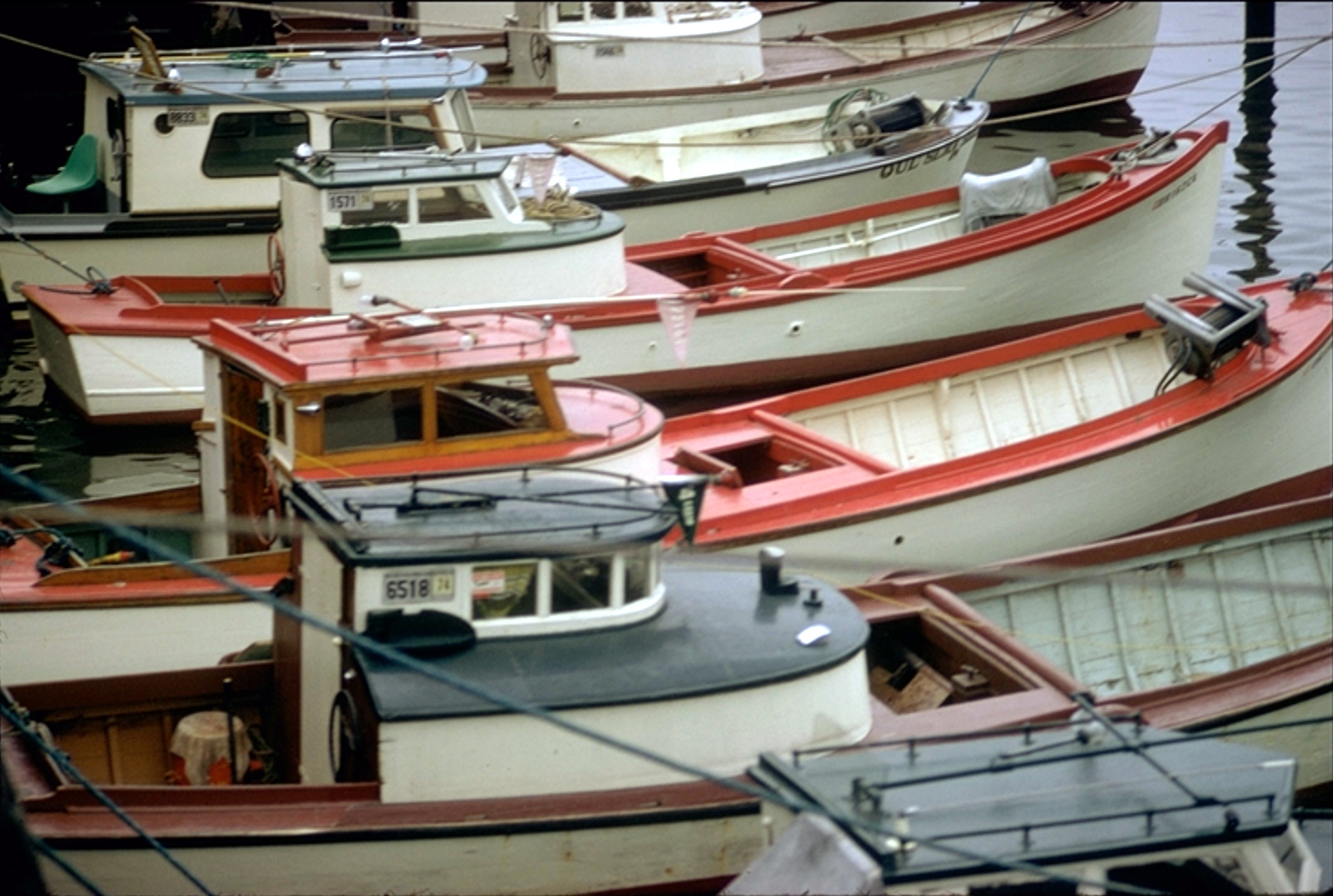 gillnet boats in Astoria 1974