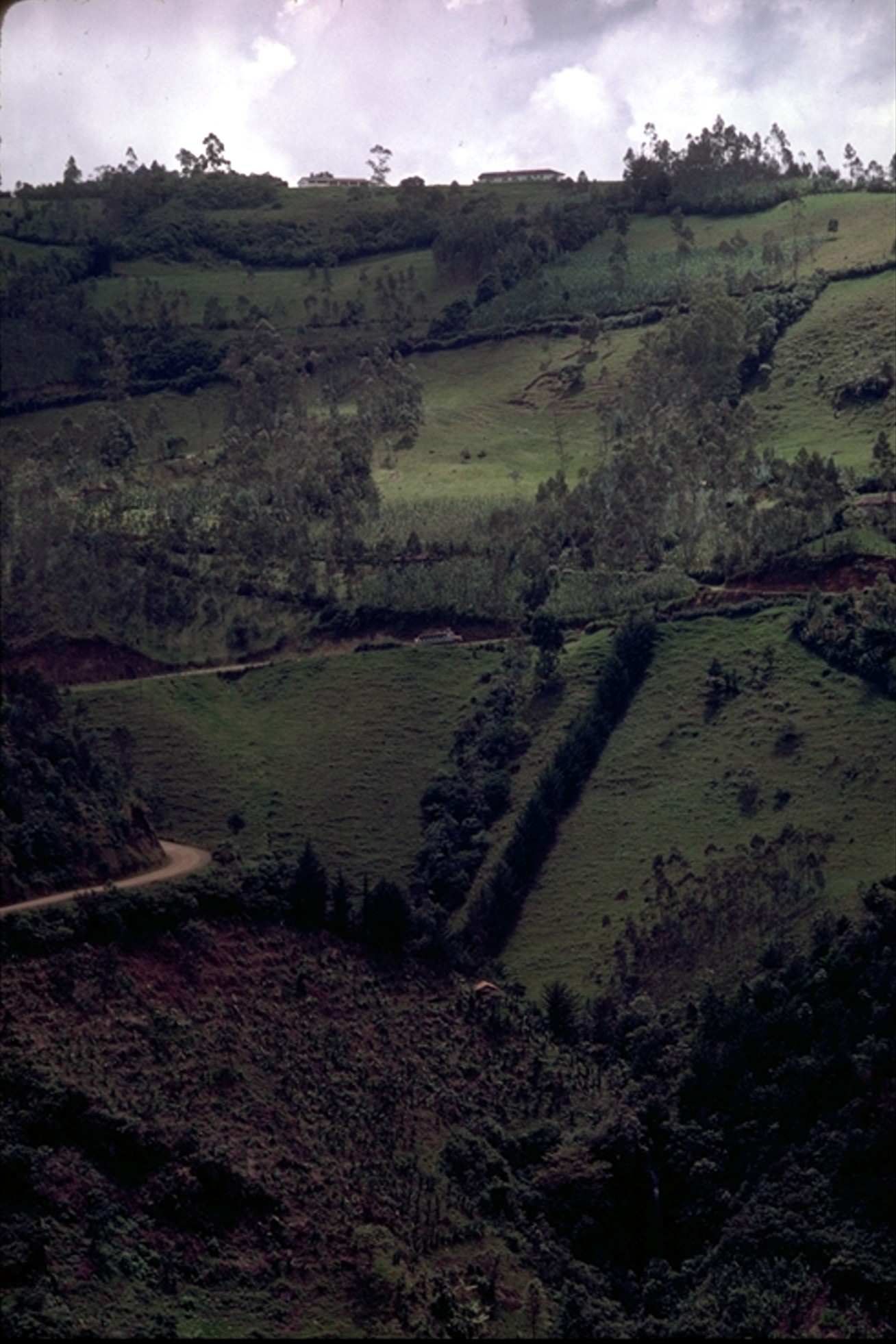 on the way to Sandona from Pasto Colombia 1976